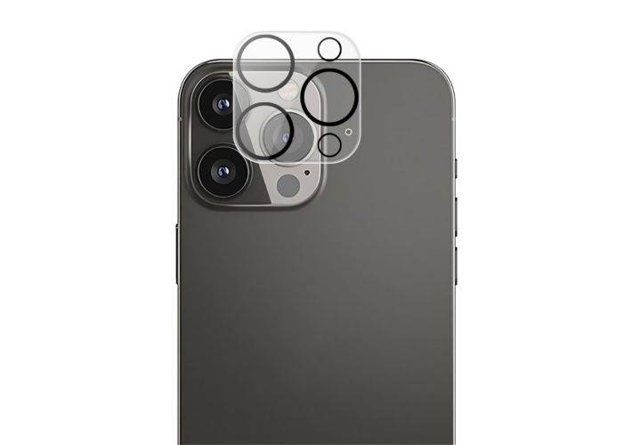 iPhone 14 Pro - AMORUS hærdet beskyttelsesglas til KAMERALINSE