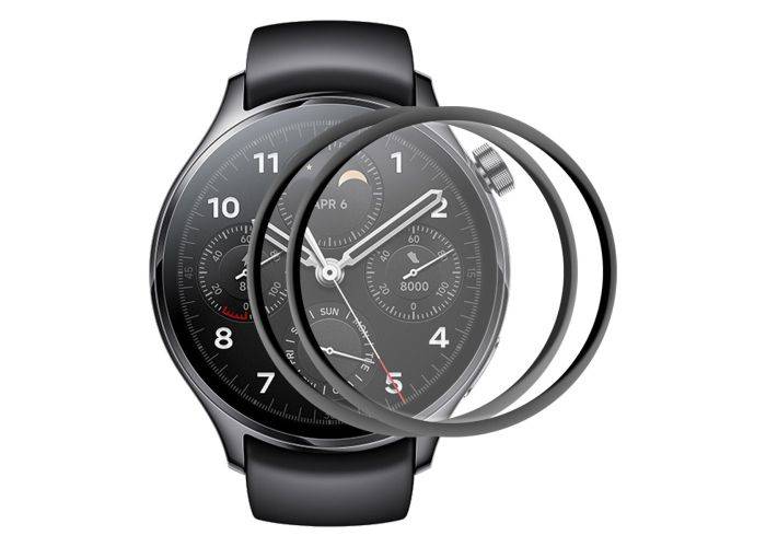 Xiaomi Watch S1 Pro - ENKAY beskyttelsesfilm med komplet dækning - 2 stk.