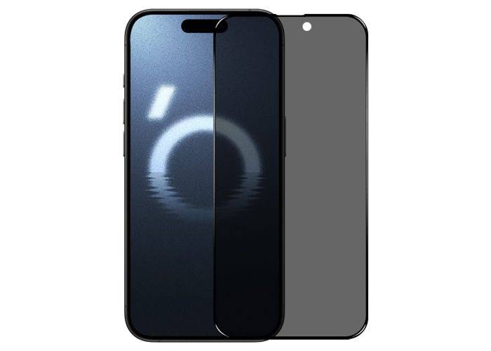 iPhone 16 Pro - Privacy hærdet beskyttelsesglas med komplet dækning