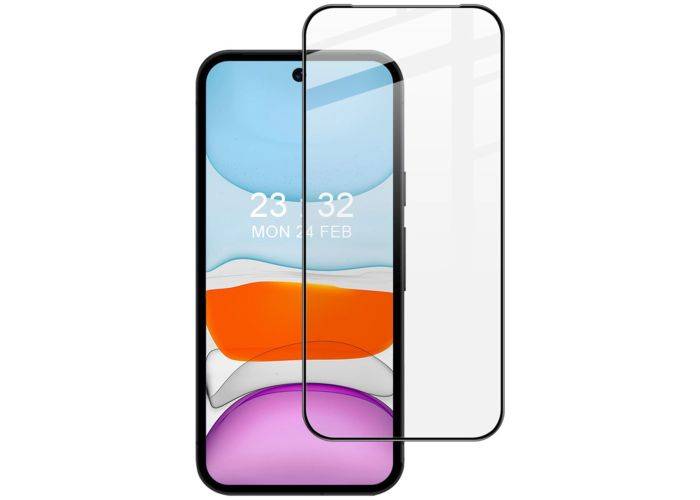 Google pixel 9a - Azmaro Premium hærdet beskyttelsesglas - Komplet dækning