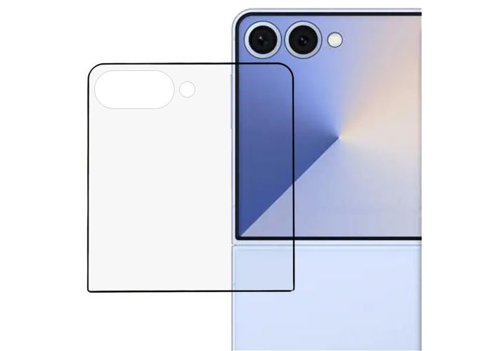 Galaxy Z Flip8 - Azmaro Premium hærdet beskyttelsesglas - Komplet dækning