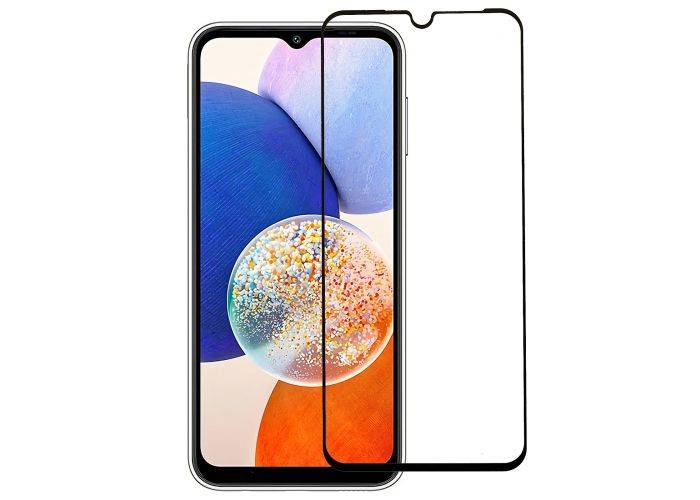 Samsung Galaxy A14 5G - Premium hærdet beskyttelsesglas med komplet dækning