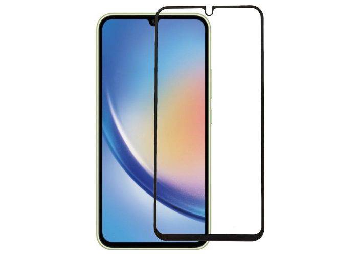 Samsung Galaxy A34 5G - Hærdet beskyttelsesglas med komplet dækning