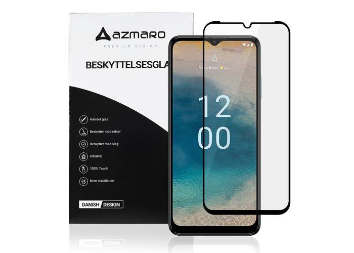 Nokia G22 - Azmaro Premium hærdet beskyttelsesglas - Komplet dækning
