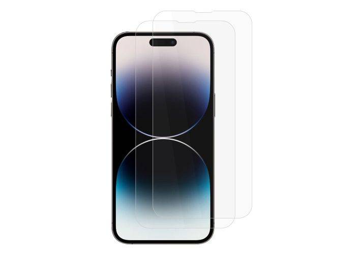 iPhone 15 Pro Max - AMORUS ultra clear hærdet beskyttelsesglas - 2 stk.