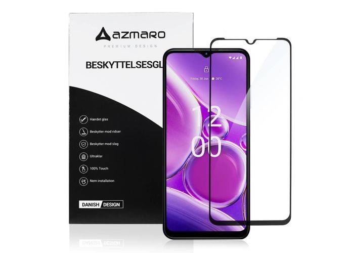 Nokia G42 - Azmaro Premium hærdet beskyttelsesglas - Komplet dækning