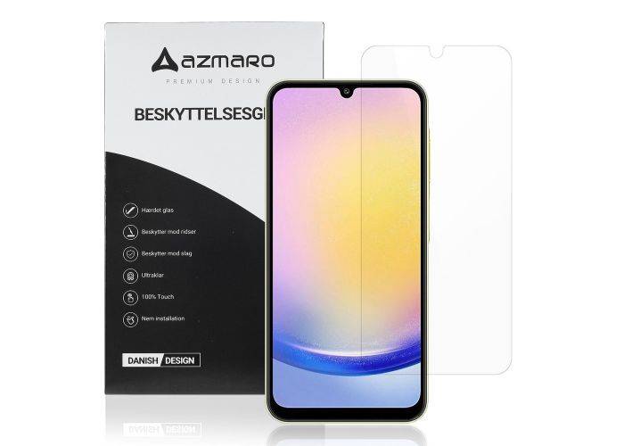 Samsung Galaxy A25 - Azmaro Ultra clear hærdet beskyttelsesglas - Transparent
