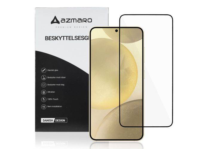 Samsung Galaxy S24 Plus - Azmaro Premium hærdet beskyttelsesglas - Komplet dækning