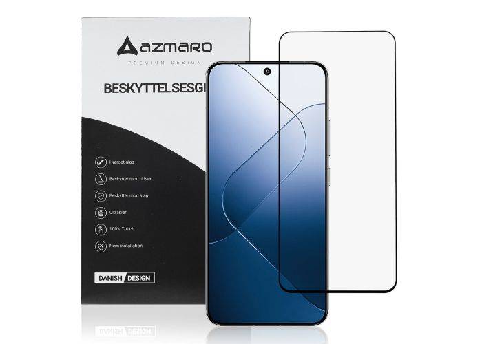Xiaomi 14 Ultra - Azmaro Premium hærdet beskyttelsesglas - Komplet dækning