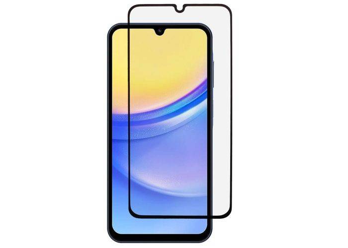 Samsung Galaxy A15 5G - Premium hærdet beskyttelsesglas med komplet dækning