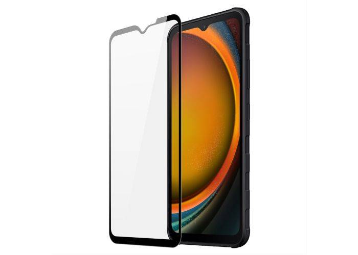 Samsung Galaxy Xcover 7 - Azmaro Premium hærdet beskyttelsesglas - Komplet dækning