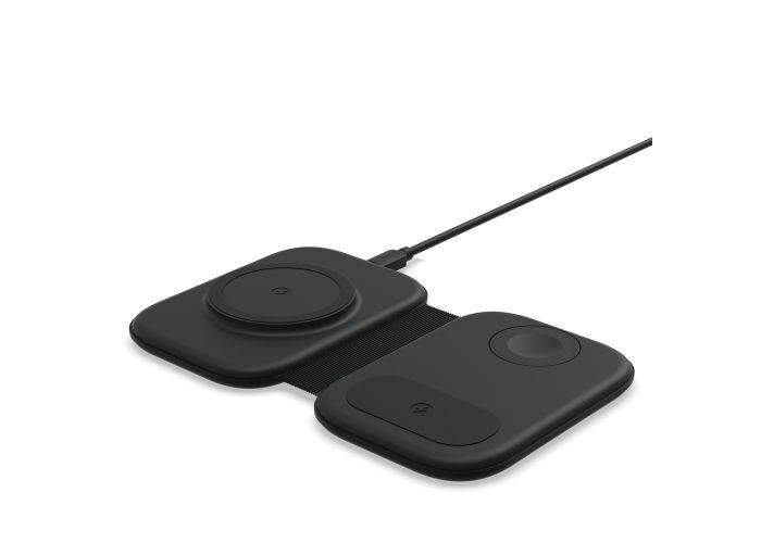 Trådløs magnetisk oplader 3-i-1 - Smartphone / Apple Watch / Airpods - Sort