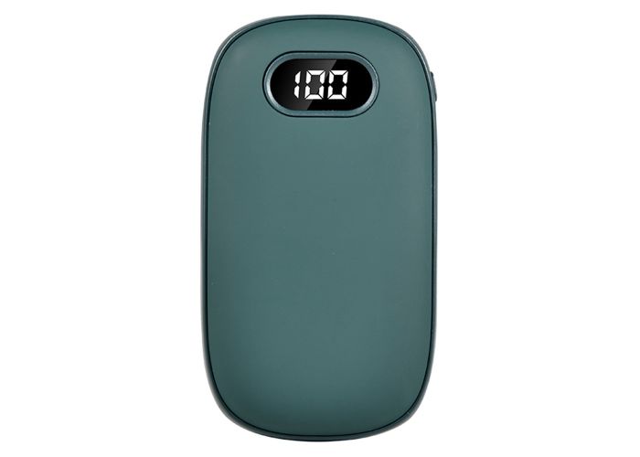 Smart Powerbank 3600mAh med indbygget håndvarmer - Grøn