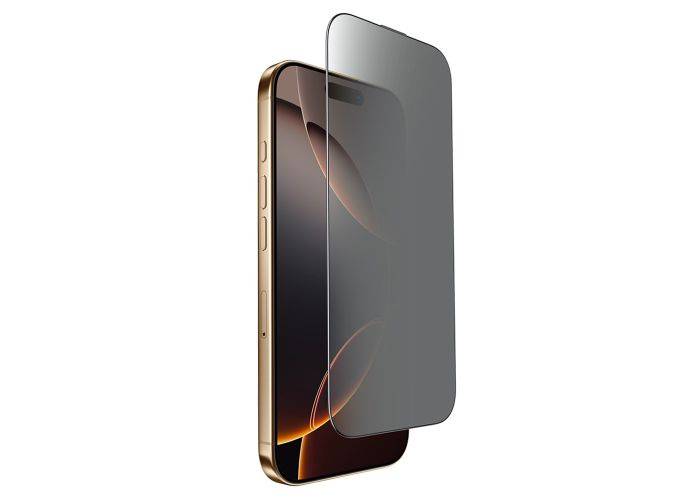 iPhone 17 Pro Max - Privacy hærdet beskyttelsesglas med komplet dækning