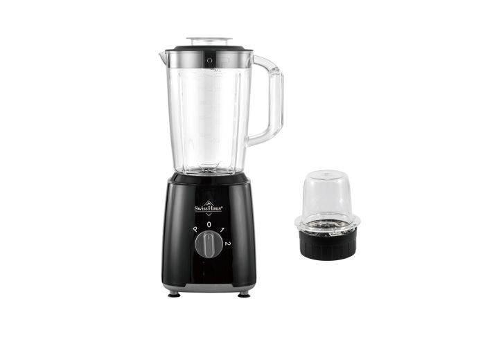 Swiss Haus blender 1.5L / 500W - Basel Premium - Sort