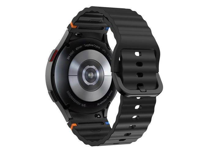 Samsung Galaxy Watch7 /6 /5 / 4 / FE - 44/40mm - Silikone rem - til håndled 139mm-210mm - Sort