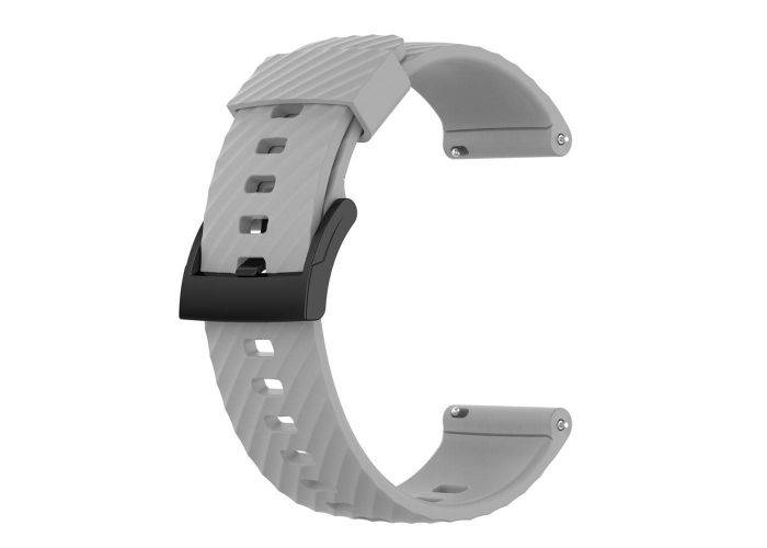 Suunto 9 / 9 Baro / Suunto 7 / Suunto D5 - Sports Silikone urrem 24 mm - Grå