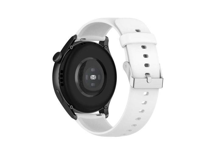 Huawei Watch GT2 Pro / GT 42mm - Premium sports silikone urrem 22 mm - Hvid