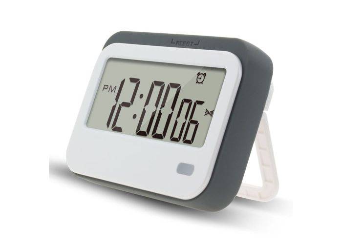 Digitalt køkkenur med timer & stopur - Magnetisk - Grå