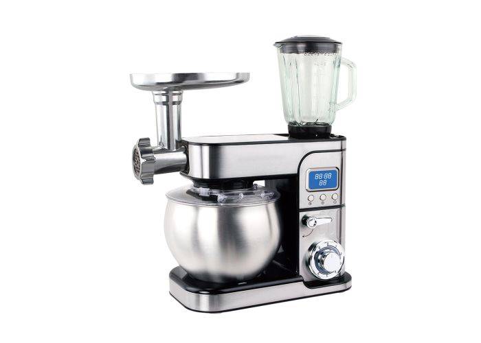 Swiss Haus 3-i-1 Køkkenmaskine 1300W / 6.0L Hakker/Blender/Røre - Z. Glacier Collection