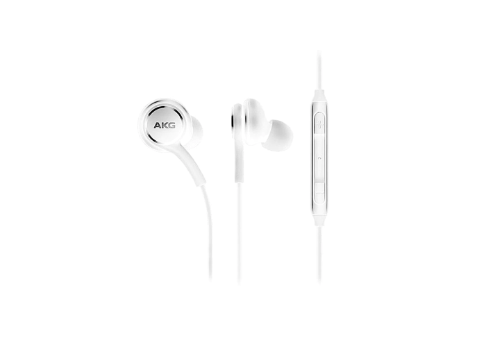 Original Samsung AKG Hovedtelefoner EO-IG955 med 3.5mm - Hvid