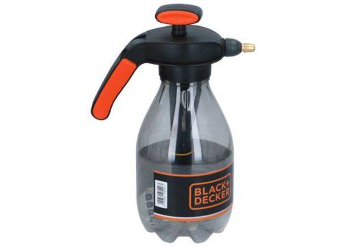 Black & Decker Tryksprøjte 2L - Justerbar dyse - Transparent