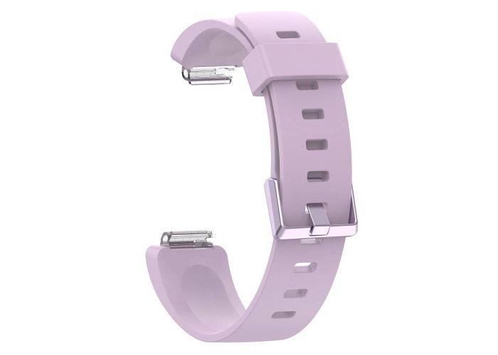 Fitbit Inspire / Inspire HR - Silikone rem - Str. S - Lys lilla