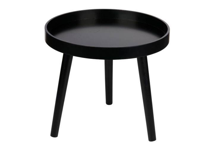 Arti Casa sidebord / hjørnebord ø40x36cm - Sort