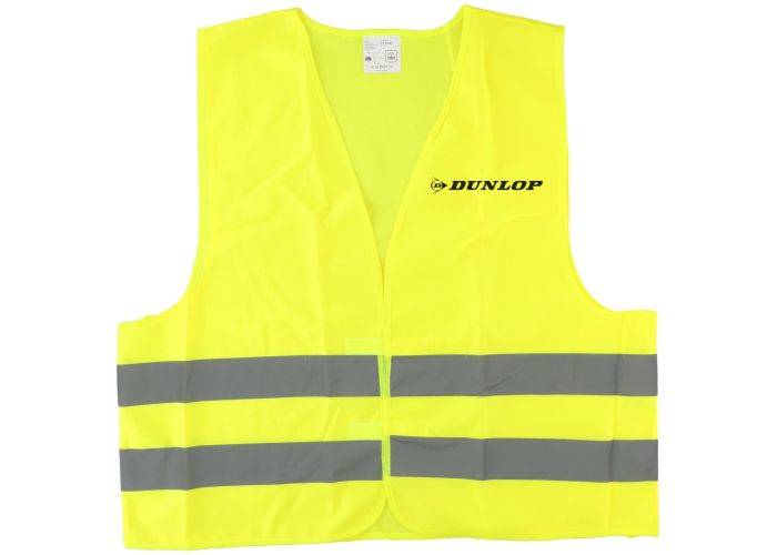 Dunlop sikkerhedsvest med refleksstriber - Onesize