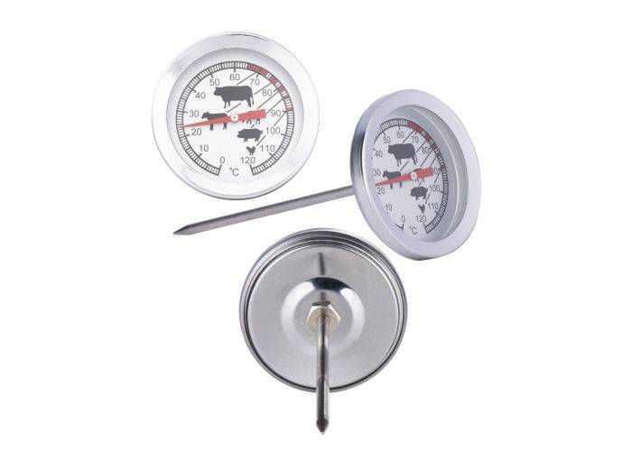 Alpina Grill / Ovn termometer - 0-120 grader - Rustfrit stål