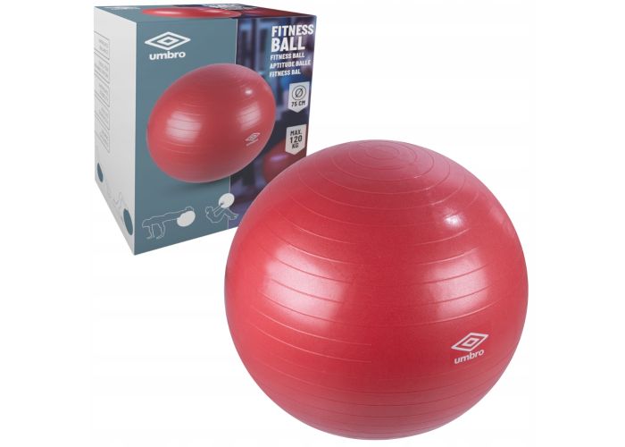 Umbro pilates / fitnessbold 75cm - Rød