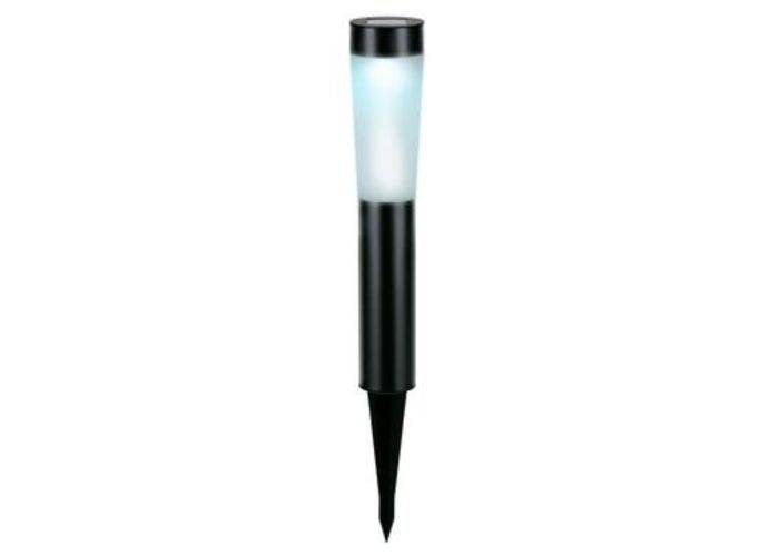 Grundig LED Solcellelampe på spyd H:56 cm - Cool Hvid - Sort