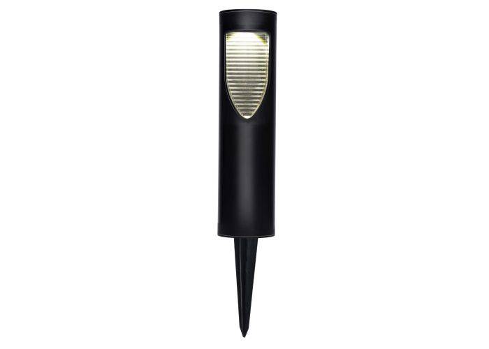 Grundig LED Solcelle havelampe - Varm hvid - Sort