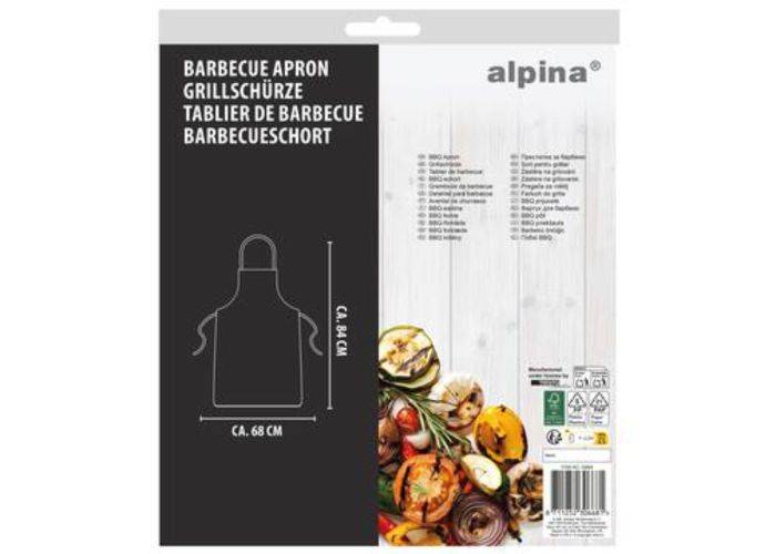 Alpina BBQ forklæde70x84cm - Sort