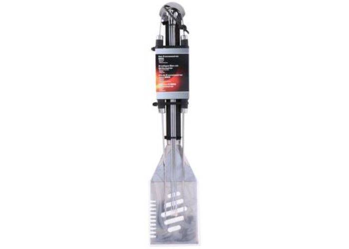 BBQ Collection grillsæt i 6 dele i rustfrit stål og easy grip håndtag
