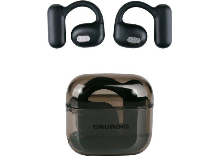 Grundig OWS Bleutooth Høretelefoner med opladeretui - Sort