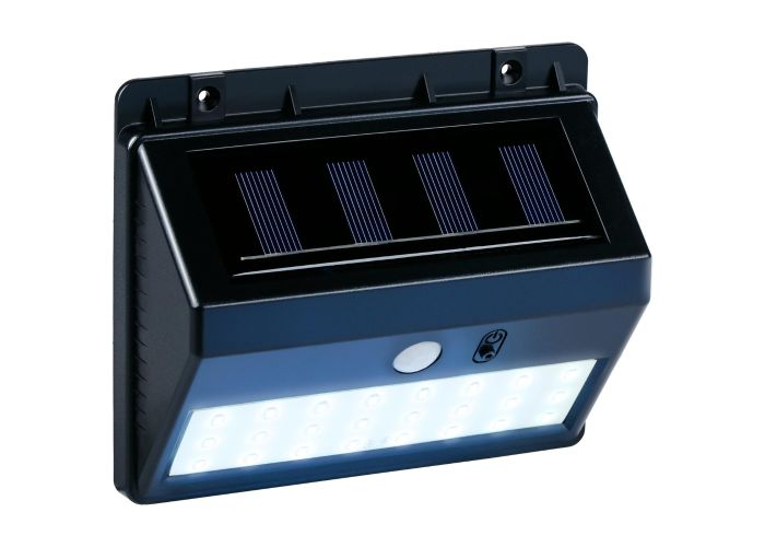 Udendørs LED væglampe med solceller - 40 LED lys - Bevægelsessensor 120 grader - Vandtæt