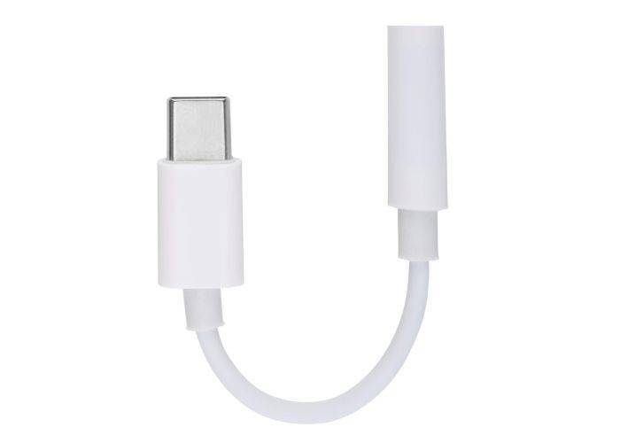 Grundig lydadapter USB-C til 3.5mm jack - Hvid
