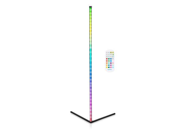 Grundig LED gulvlampe 143cm - RGB funktion og med fjernbetjening