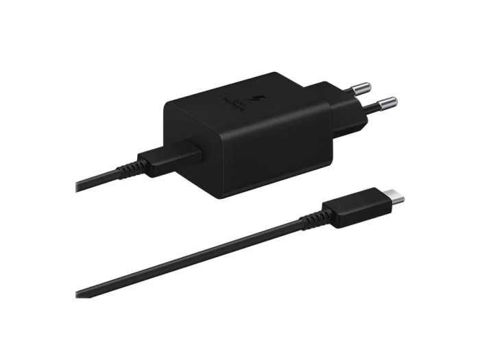 Original Samsung EP-T4510 USB-C oplader / adapter 45W inkl. USB-C kabel - Sort