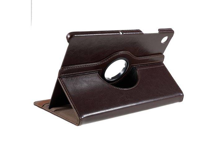 Samsung Galaxy Tab A8 10.5 (2021) - Azmaro Ægte Læder cover 360 grader roterbar - Brun