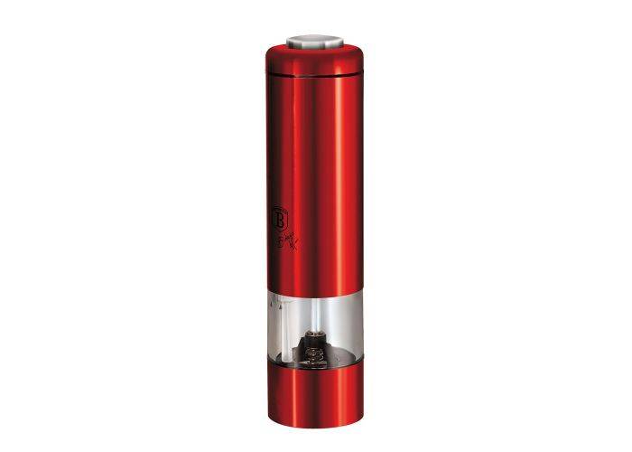 Berlinger Haus - Elektrisk Salt og Peber kværn H: 20 cm - Rustfrit stål - Burgundy Edition