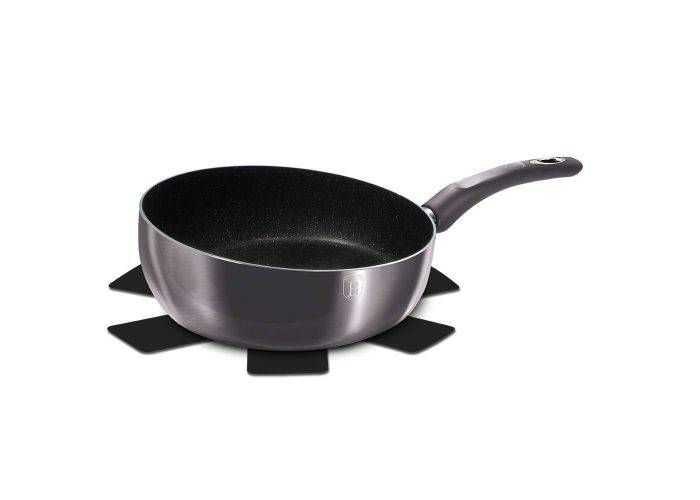 Berlinger Haus - Dyb Flip Stegepande ø26 cm / 2.8L - El / Gas / Induktion - Carbon Pro Edition