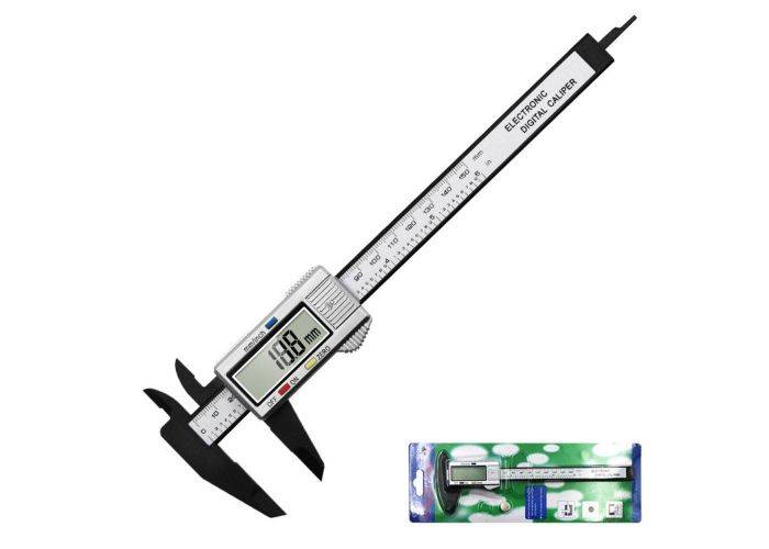 Digital målestok 0-150mm med LCD display