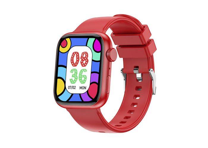 Forever IGo smartwatch - Vandtæt / Bluetooth / Puls / Dansk sprog - Rød