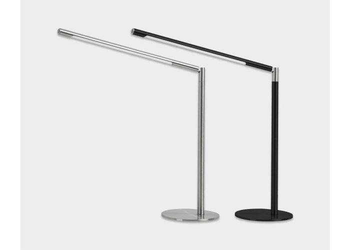 Metal Skrivebordslampe - Med Base og Transformbar arm - Hvid
