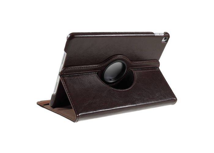 iPad 10.2 (2021/2020/2019) - Azmaro Ægte Læder cover 360 grader roterbar - Brun