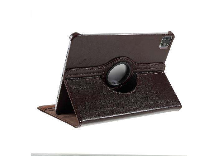 iPad Pro 11 (2021/2020/2018) - Azmaro Ægte Læder cover 360 grader roterbar - Brun