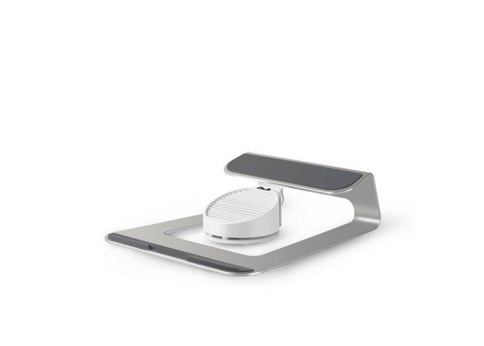 WERGON - William - Laptop / Tablet holder stand - Aluminium - Tablet holder 9-13" - Laptop 11-15,6" – Sølv
