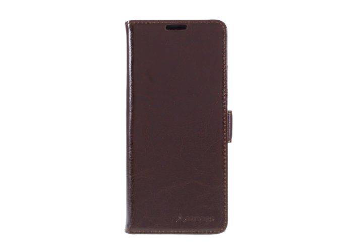 OnePlus Nord N10 - AZMARO ægte læder cover / pung - Brun